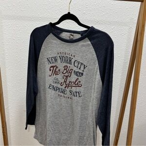 New York City Graphic Raglan Shirt